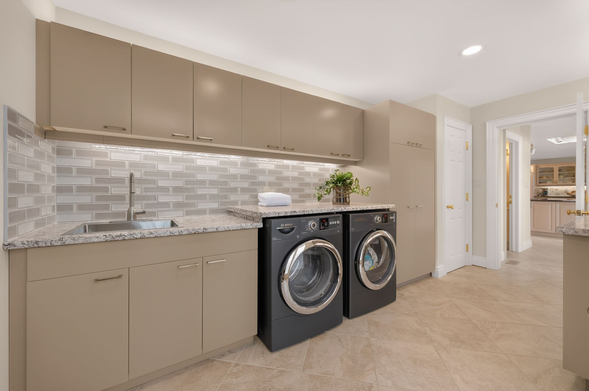 Main floor laundry room